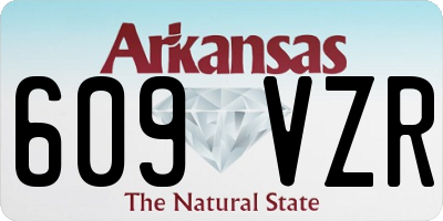 AR license plate 609VZR