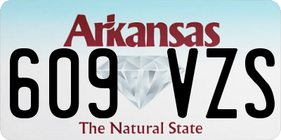 AR license plate 609VZS