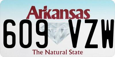 AR license plate 609VZW
