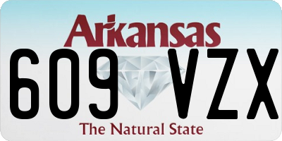 AR license plate 609VZX