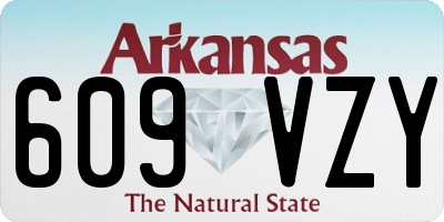 AR license plate 609VZY