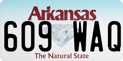 AR license plate 609WAQ
