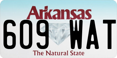 AR license plate 609WAT