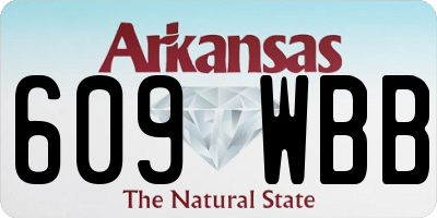 AR license plate 609WBB