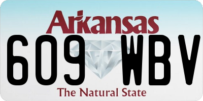 AR license plate 609WBV