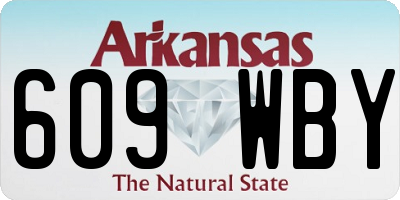 AR license plate 609WBY