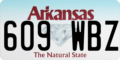 AR license plate 609WBZ