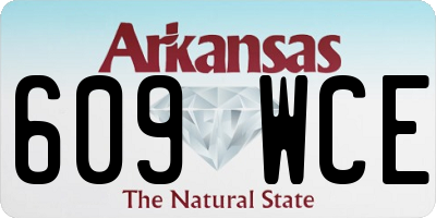 AR license plate 609WCE
