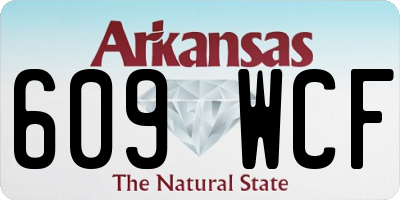 AR license plate 609WCF