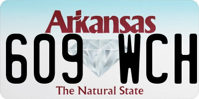 AR license plate 609WCH
