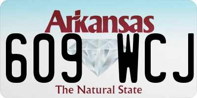 AR license plate 609WCJ