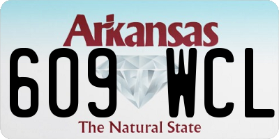 AR license plate 609WCL