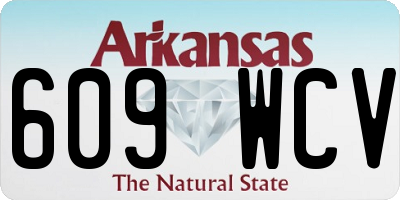 AR license plate 609WCV