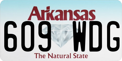 AR license plate 609WDG