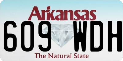AR license plate 609WDH