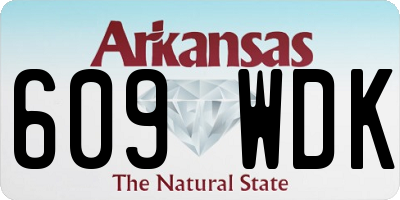 AR license plate 609WDK