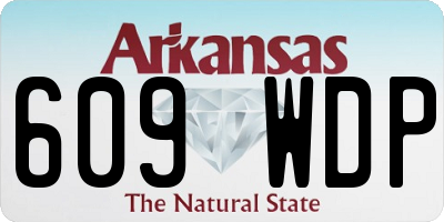 AR license plate 609WDP