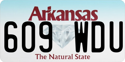 AR license plate 609WDU