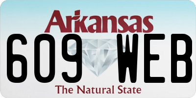 AR license plate 609WEB