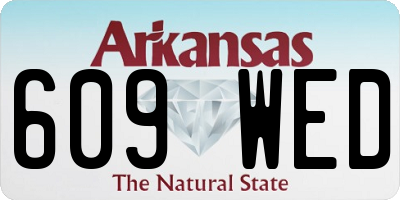 AR license plate 609WED