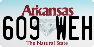 AR license plate 609WEH