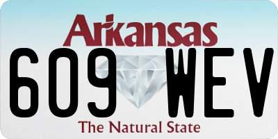 AR license plate 609WEV