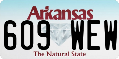 AR license plate 609WEW