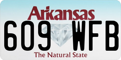 AR license plate 609WFB