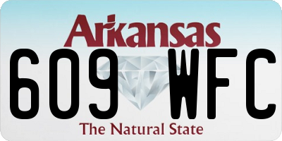 AR license plate 609WFC