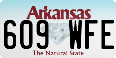 AR license plate 609WFE