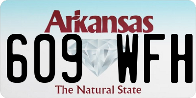 AR license plate 609WFH