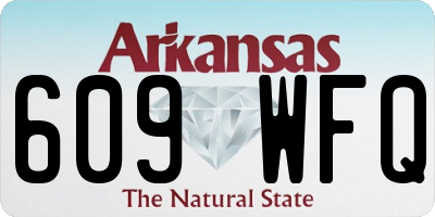 AR license plate 609WFQ