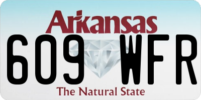 AR license plate 609WFR