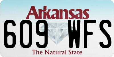 AR license plate 609WFS