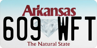 AR license plate 609WFT
