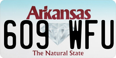 AR license plate 609WFU