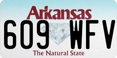 AR license plate 609WFV