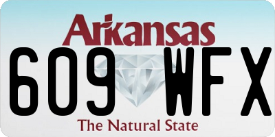 AR license plate 609WFX