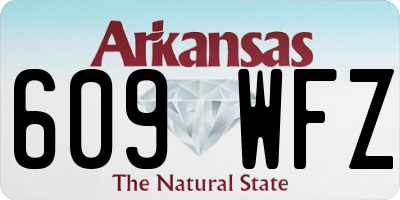 AR license plate 609WFZ