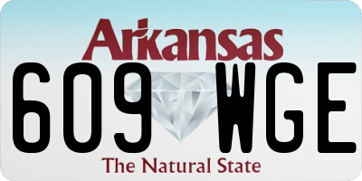 AR license plate 609WGE