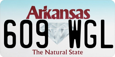 AR license plate 609WGL