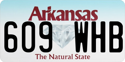 AR license plate 609WHB