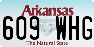 AR license plate 609WHG
