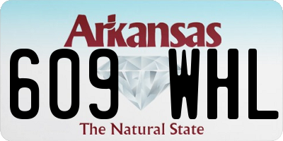 AR license plate 609WHL