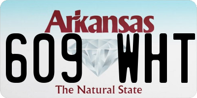 AR license plate 609WHT