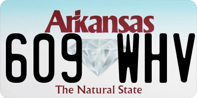 AR license plate 609WHV