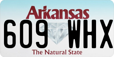 AR license plate 609WHX