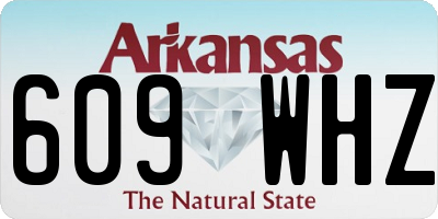 AR license plate 609WHZ