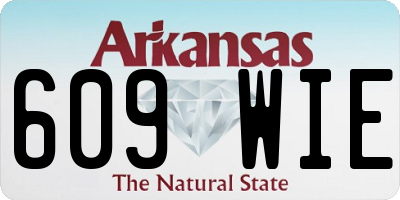 AR license plate 609WIE