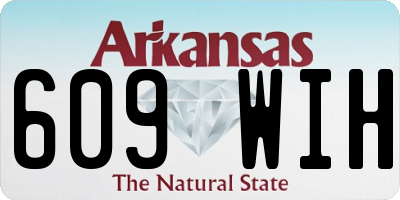 AR license plate 609WIH